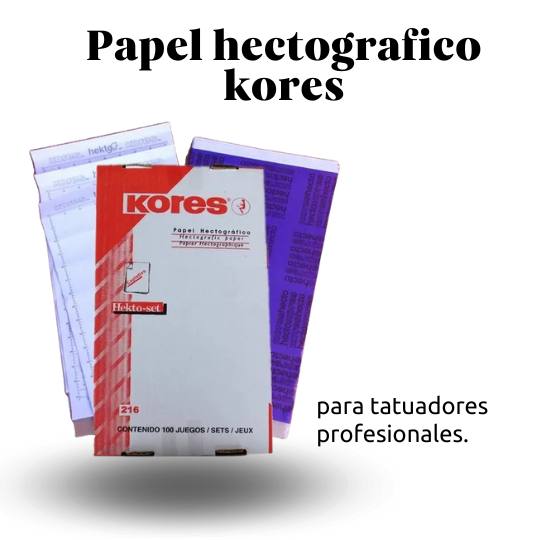 Papel hectografico kores 21,5 cm X 36 cm