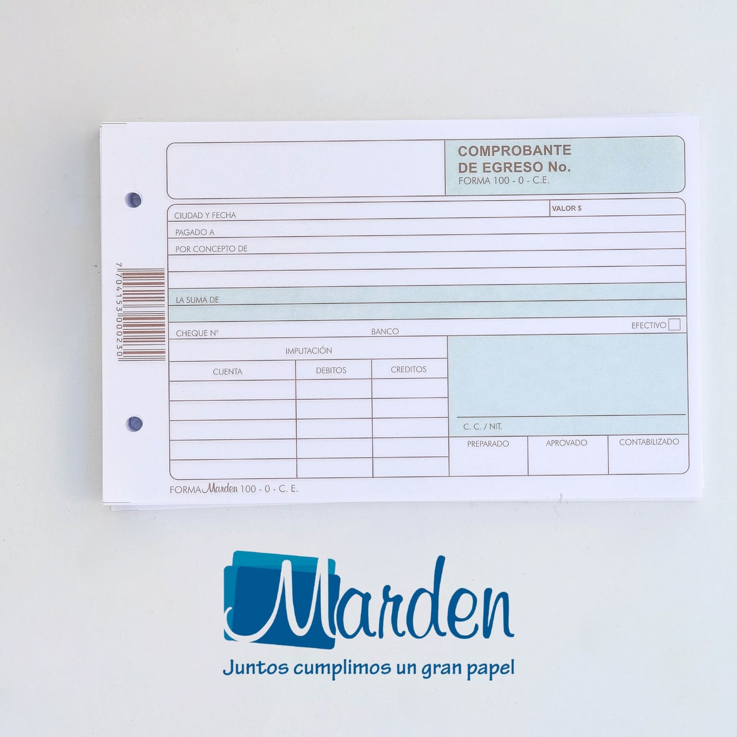 Comprobante de Egreso 100 0 CE Efectivo ref 23