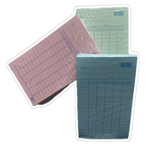 Tarjeta de cobro x 100 Marden ref 19