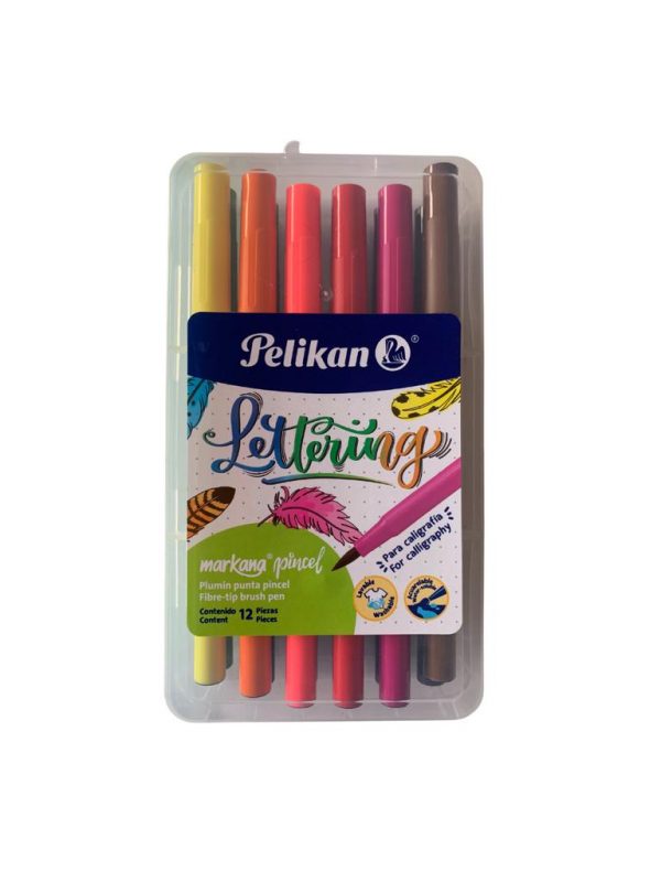 Plumones marca Pelikan para lettering