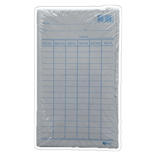 Tarjeta de cobro x 100 Marden ref 19