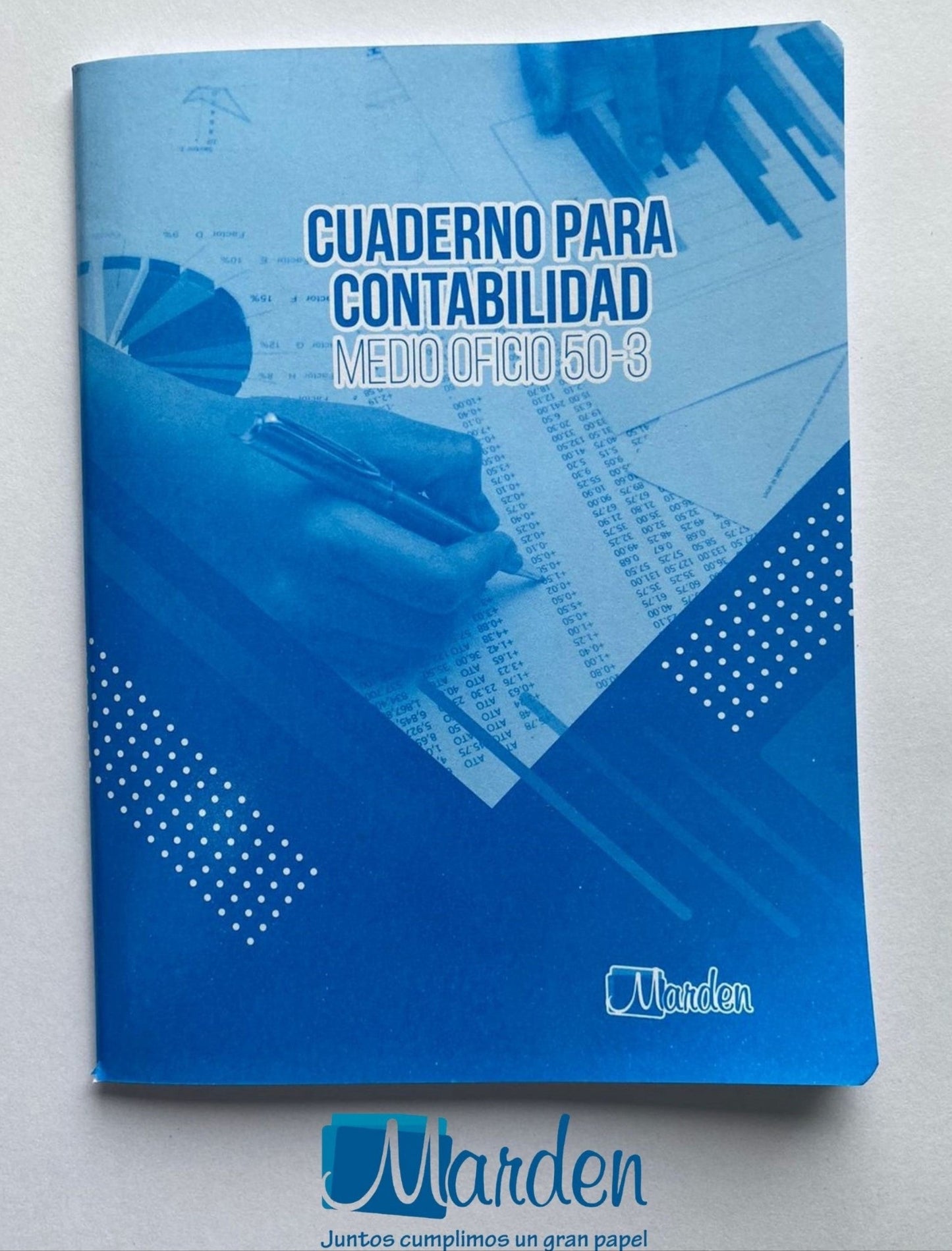 Cuaderno contable 50/3 medio oficio ref 64