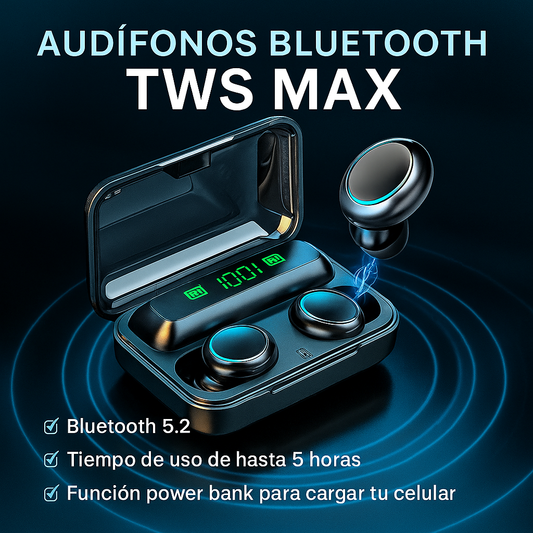 Audífonos bluetooth TWS MAX
