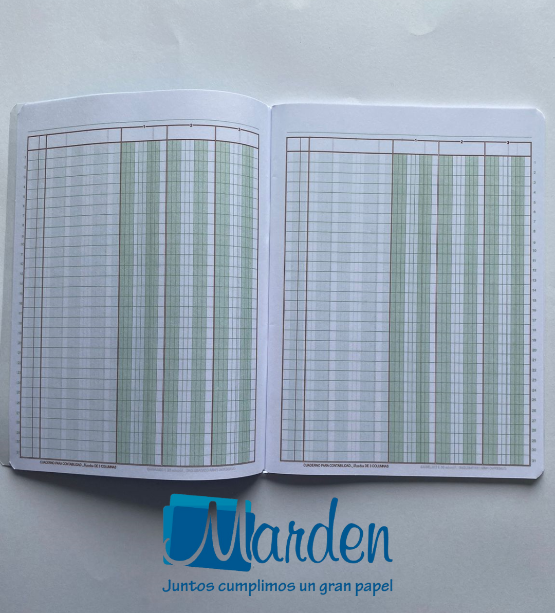 Cuaderno contable 50/3 medio oficio ref 64
