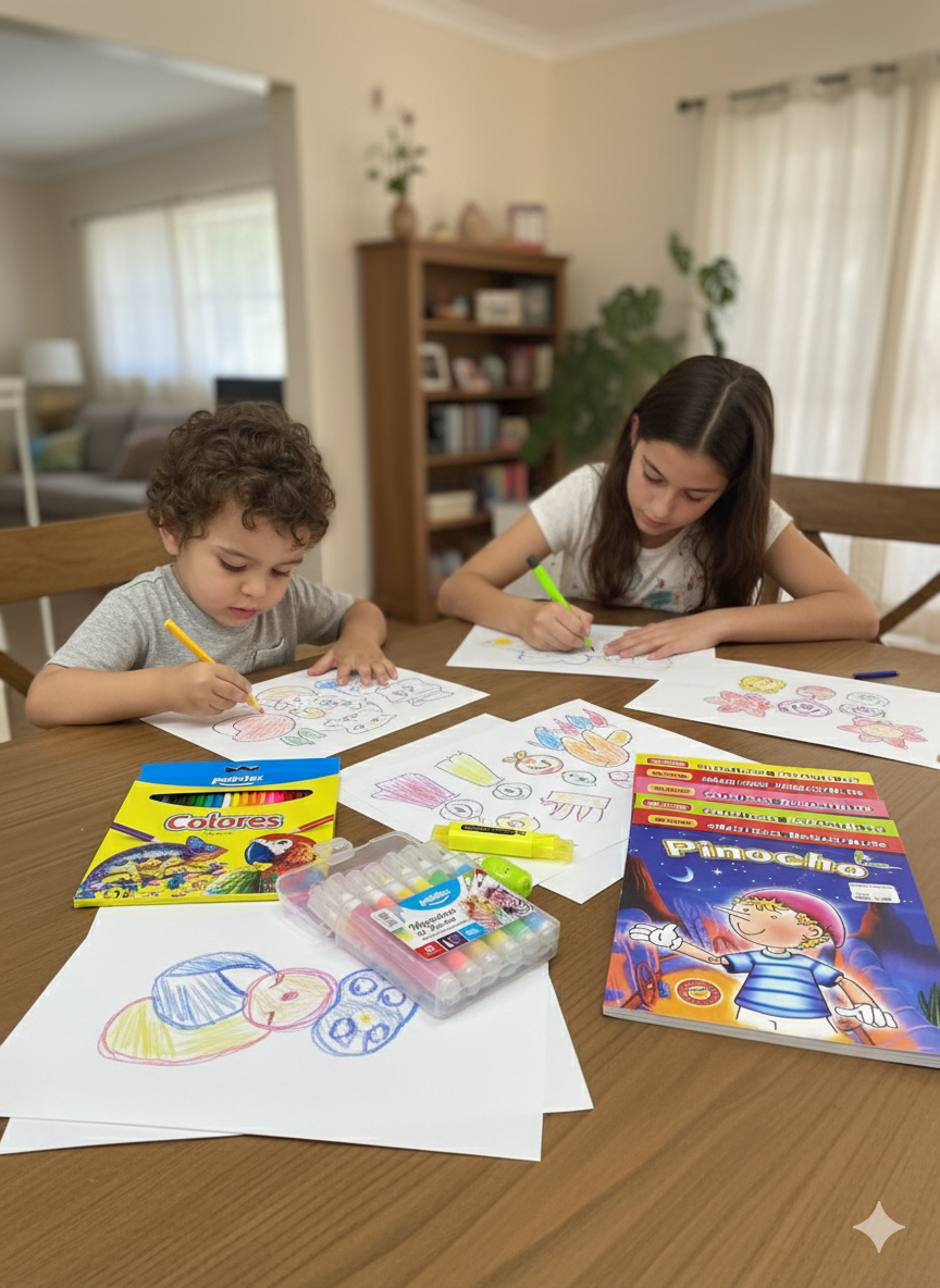 MEGA KIT PARA COLOREAR